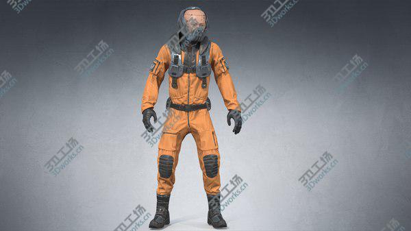 images/goods_img/20210312/3D Sci-fi Cyber Pilot PBR model/2.jpg